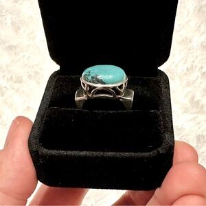 Silpada Sterling Silver Turquoise Ring - Size 7